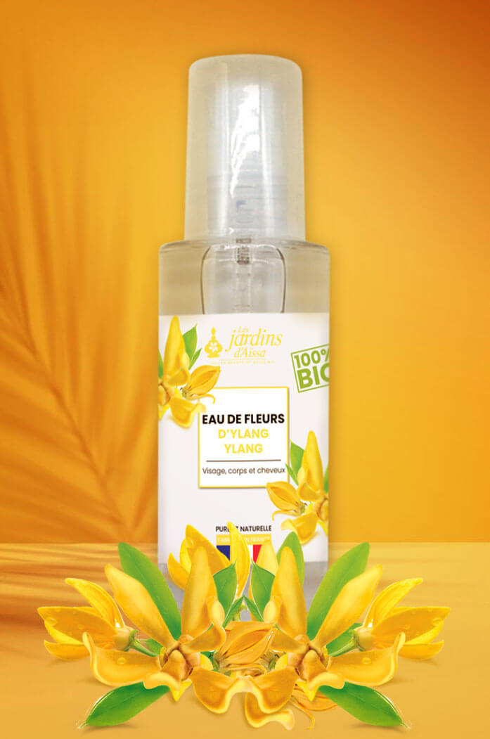 Eau hydrolat de fleur d'ylang ylang bio  3