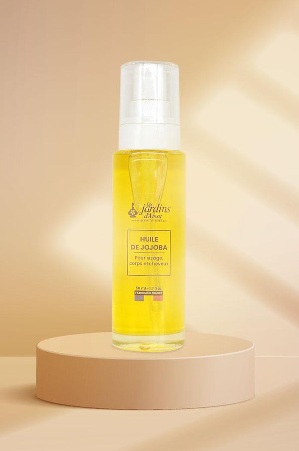 Huile de Jojoba 100% Bio et naturelle extra vierge - 50 ml - lesjardinsdaissa.com 2